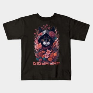 Ninja Cat's Fantasy Kids T-Shirt